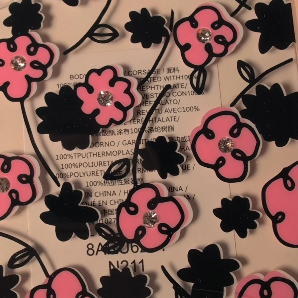 Kate Spade Jeweled Floradoodle Clear iPhone XR Phone Case